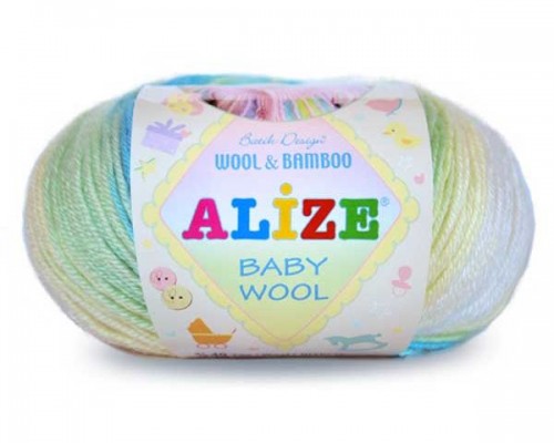 Alize Baby Wool Batik (40% Акрил 20% Бамбук 40% Шерсть, 50гр/175м)