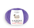 Gazzal Baby Wool (20% Кашемир 40% Полиакрил 40% Шерсть Мериносовая, 50гр/175м)