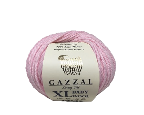 Gazzal Baby Wool Xl (20% Кашемир 40% Полиакрил 40% Шерсть Мериносовая, 50гр/100м)