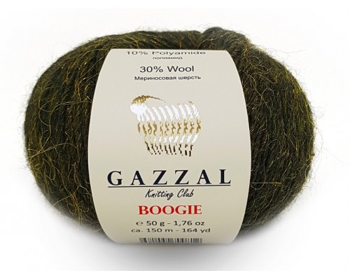 GAZZAL Boogie (30% Шерсть, 10% Полиамид, 60% Акрил, 50гр/150м)