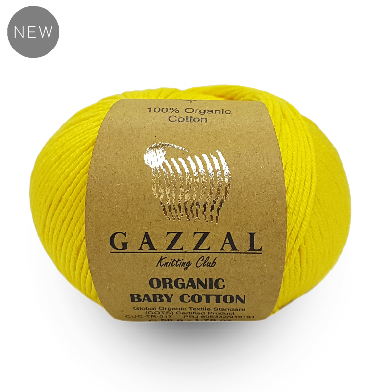 Пряжа Gazzal Organic Baby Cotton по оптовым ценам, купить пряжу Газзал ...